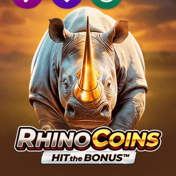 Kolikkopeli Rhino Coins Hit the Bonus studiolta Playson – Suomi Casino
